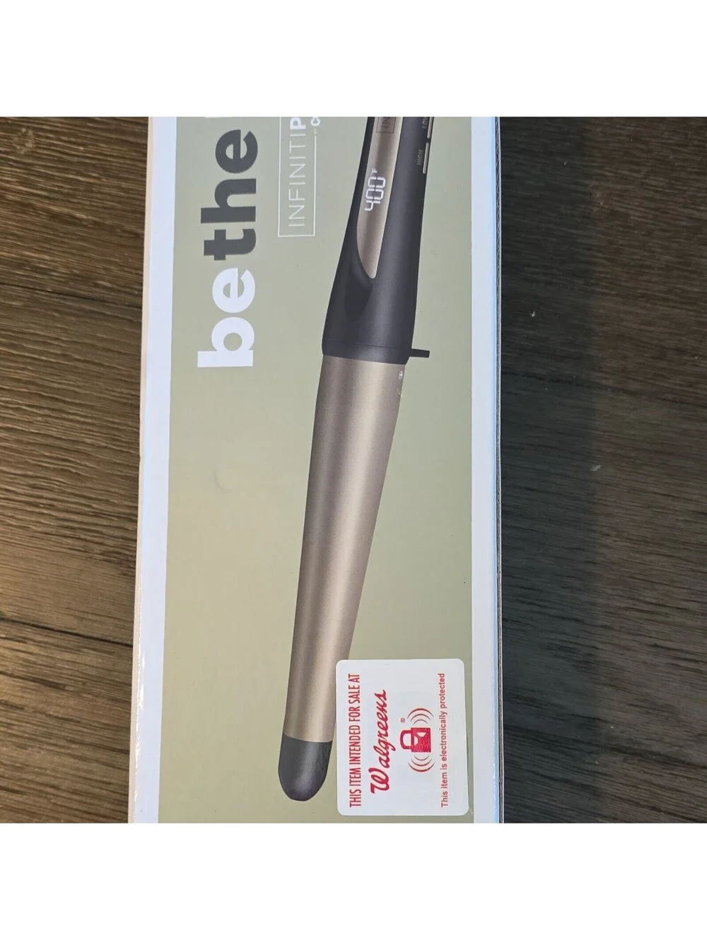 Conair InfinitiPRO 1 in Ceramic Curling Iron, Digital Display, 400°F Gold/Black
